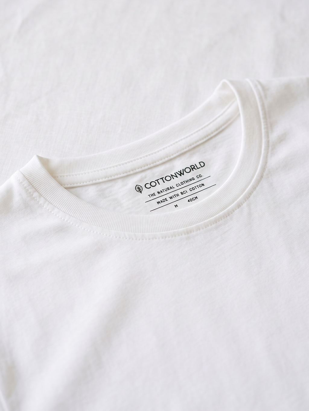 Men's 100% Cotton  Regular Fit Tshirt White