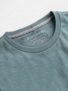 Men's 100% Cotton  Regular Fit Tshirt Green