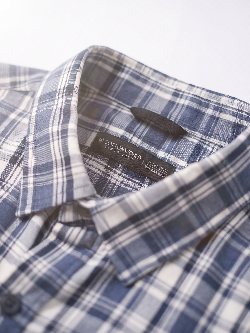 Men's 100% Cotton Regular Fit Shirt Navy