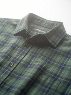 Men's Green 100% Cotton Regular Fit Shirt