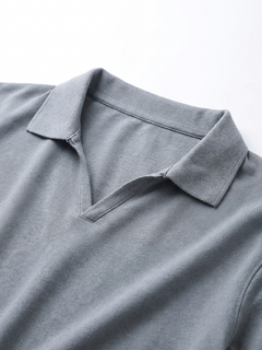 Men's Blue 100% Organic Cotton Regular Fit Tshirt