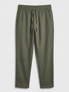 Men's 100% Cotton Regular Fit Side Pocket Pants Olive
