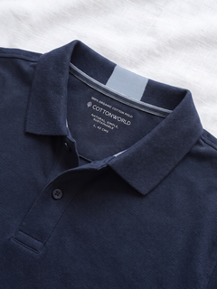 Men's Navy 100% Organic Cotton Regular Fit Tshirt