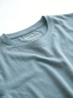 Men's Olive Cotton Bamboo Elastane Regular Fit Tshirt