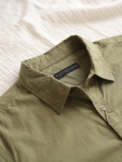 Men's 100% Cotton Regular Fit Shirt Olive
