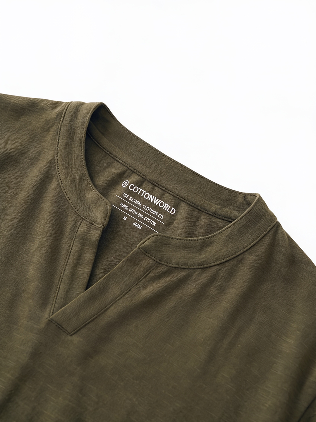 Men's 100% Cotton Relax Fit Tshirt Brown