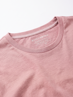 Men's 100% Cotton  Regular Fit Tshirt Pink