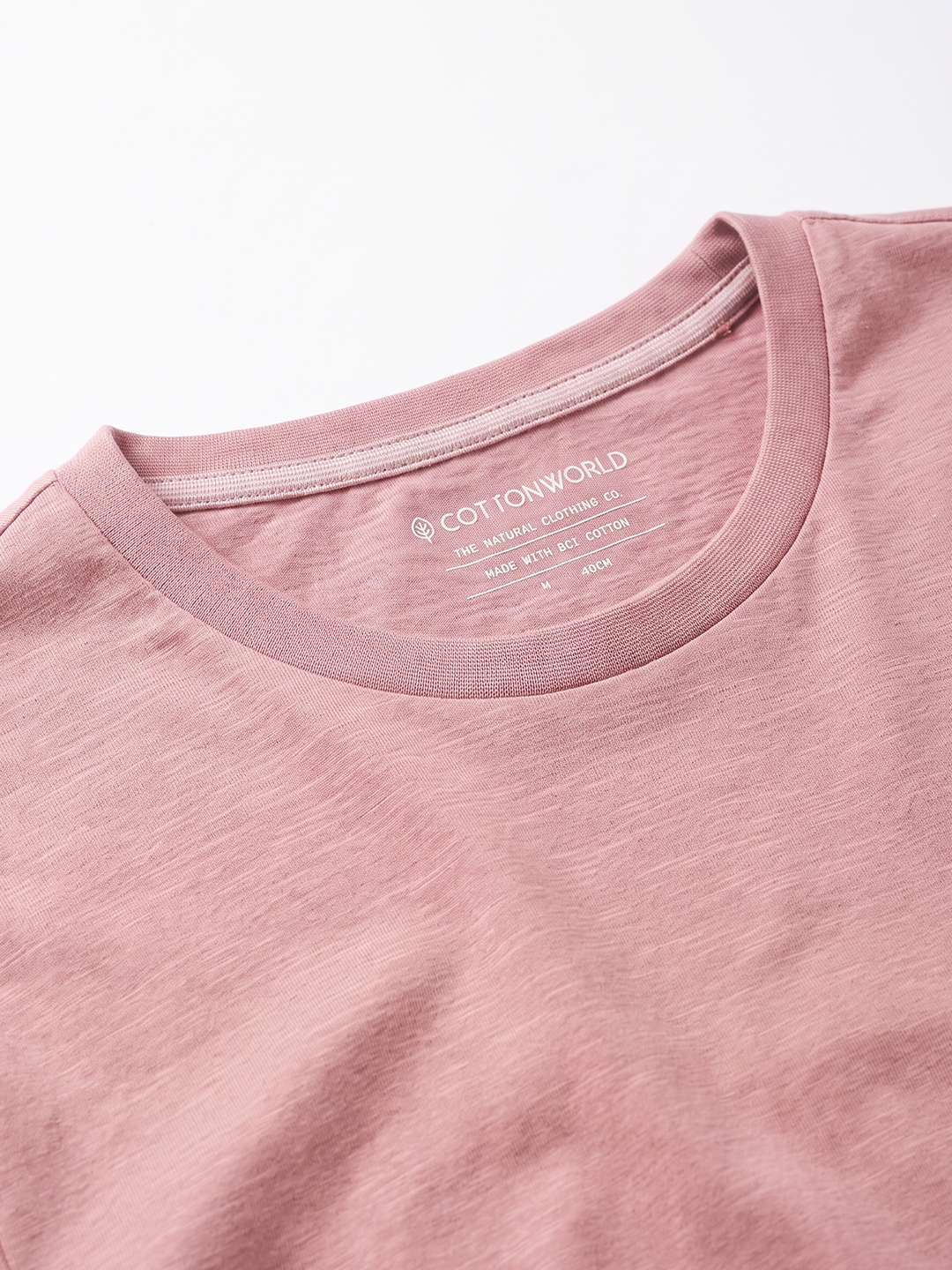 Men's 100% Cotton  Regular Fit Tshirt Pink