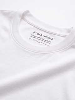Men's Bamboo Regular Fit Tshirt White