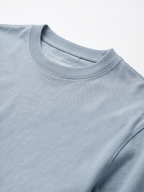 Men's Blue 100% Organic Cotton Regular Fit Tshirt