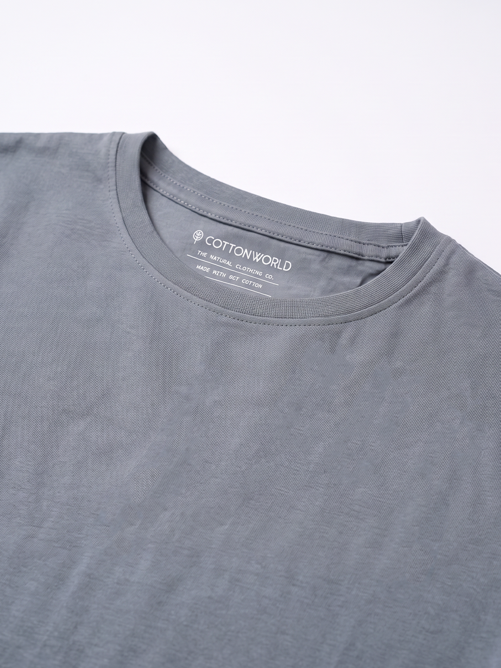 Men's 100% Cotton Regular Fit Tshirt Blue