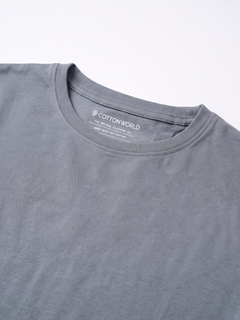 Men's 100% Cotton Regular Fit Tshirt Blue