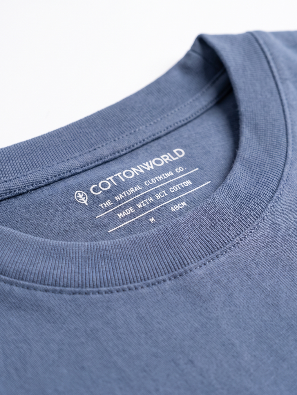 Men's 100% Cotton Relax Fit Tshirt Blue