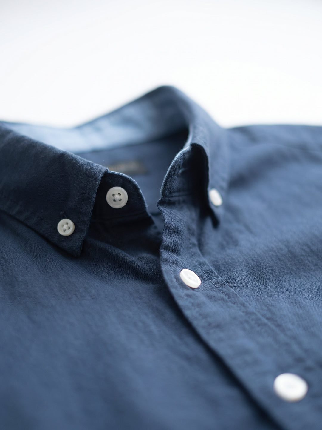 Men's Navy Oxford 100% Cotton Regular Fit Shirt