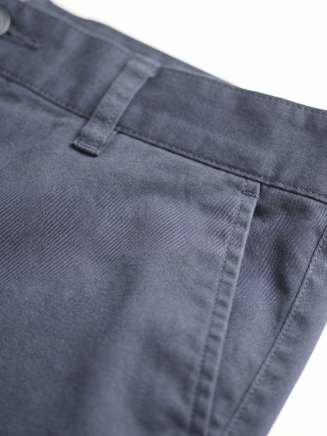 Men's Navy Cotton Lycra Slim Fit Pant
