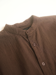 Men's Brown 100% Cotton Regular Fit Shirt