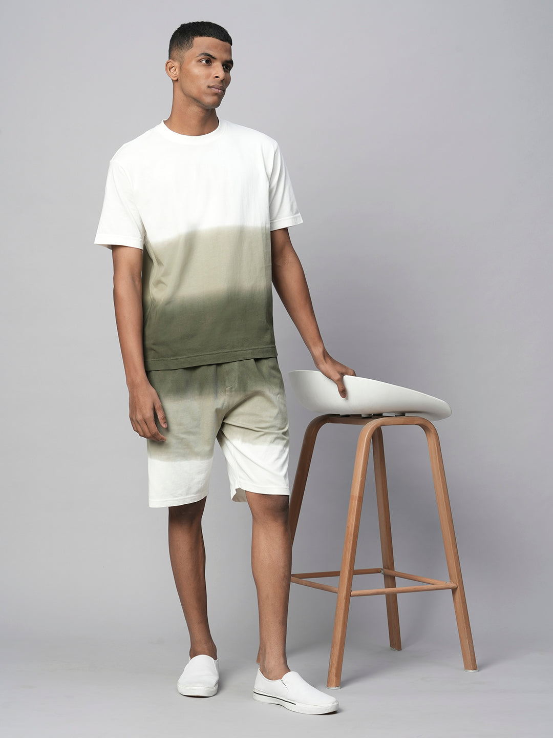 Men's Cotton Olive Regular Fit Tshirt