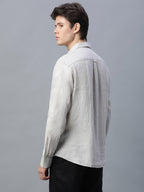 Men's Natural 100% Linen Regular Fit Shirt