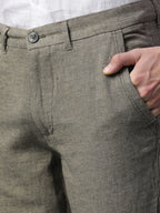 Men's Avenue Cotton Linen Slim Fit Pant
