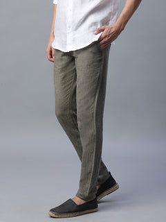 Men’s Cotton Linen Slim Fit Pant Avenue