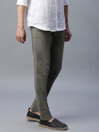 Men's Avenue Cotton Linen Slim Fit Pant