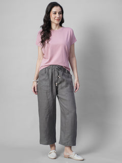 Women's Moss 100% Linen Regular Fit Pant