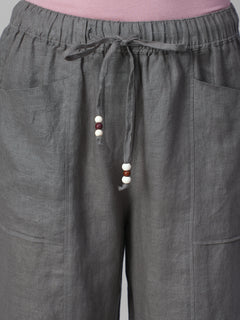 Women's Moss 100% Linen Regular Fit Pant