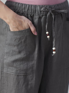 Women's Moss 100% Linen Regular Fit Pant
