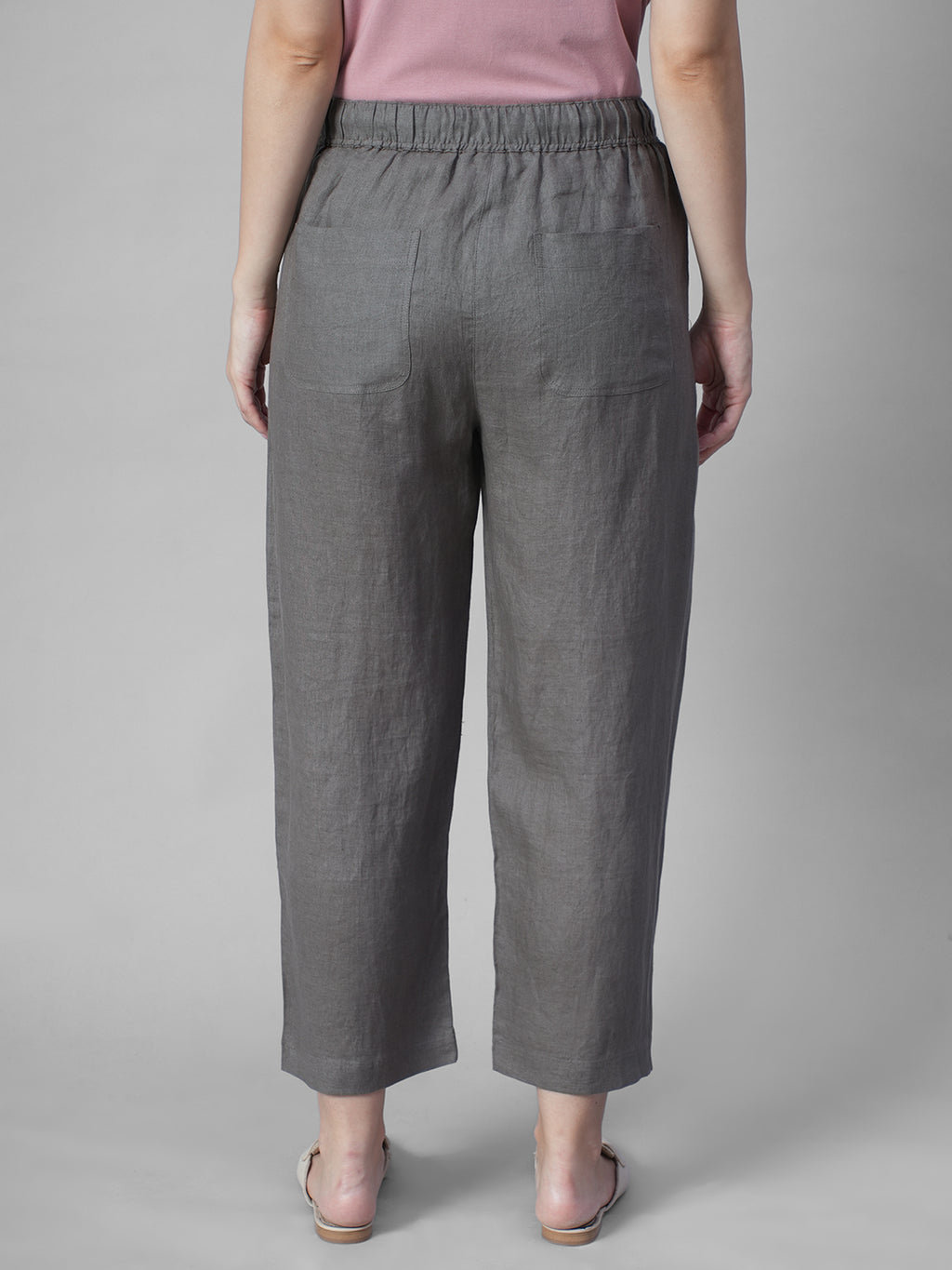 Women's Moss 100% Linen Regular Fit Pant