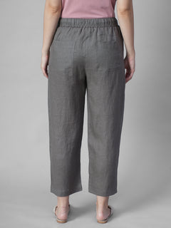 Women's Moss 100% Linen Regular Fit Pant