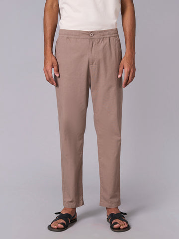 Men’s Cotton Linen Regular Fit Pant Avenue