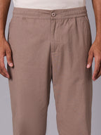 Men's Avenue Cotton Linen Regular Fit Pant