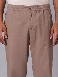 Men's Cotton Linen Regular Fit Pant Avenue