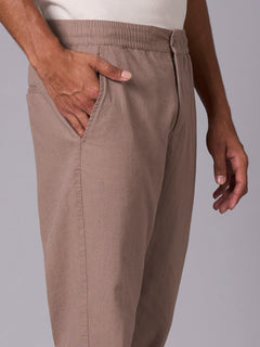 Men's Cotton Linen Regular Fit Pant Avenue