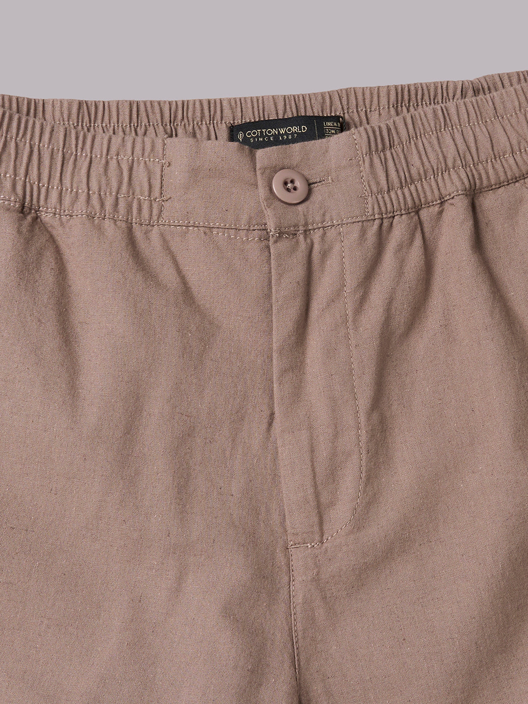 Men's Avenue Cotton Linen Regular Fit Pant