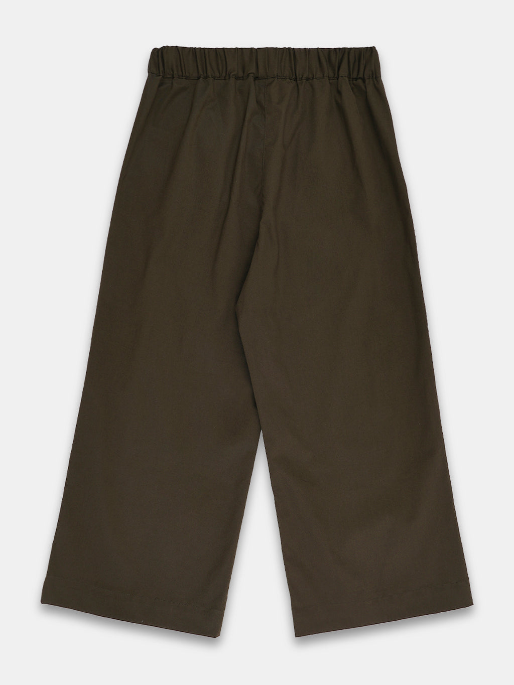 Women's Cotton Lycra Regular Fit Culotte Olive