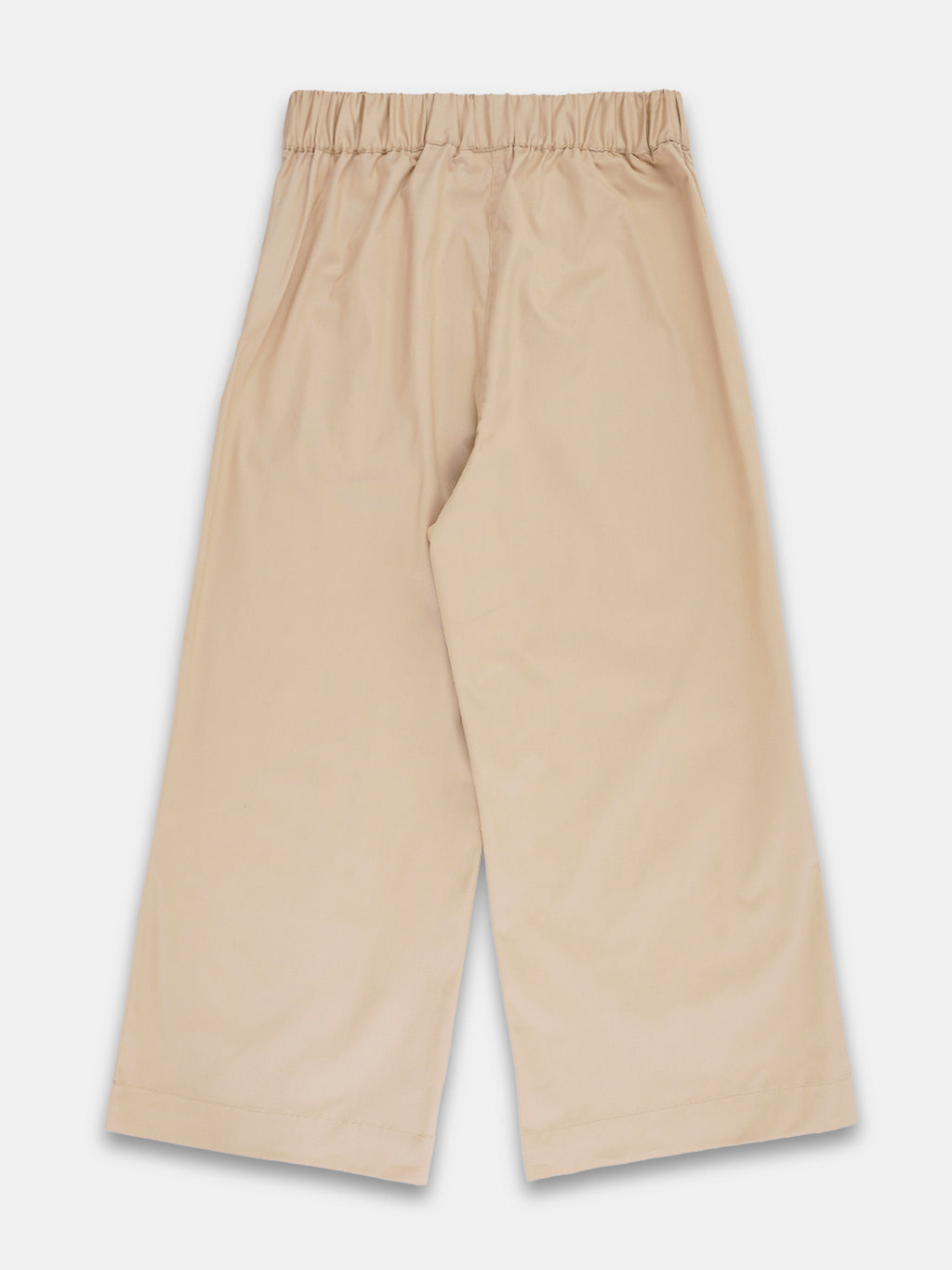 Women's Cotton Lycra Regular Fit Culotte Beige
