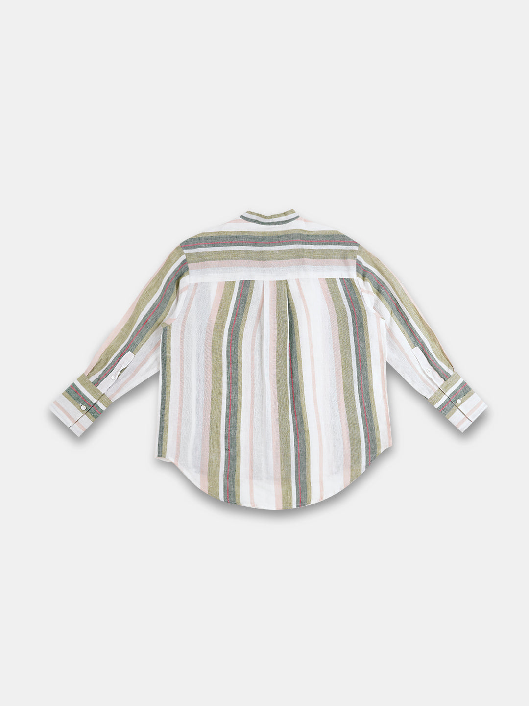 Women's 100% Linen Boxy Fit Blouse Multi
