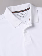 Men's White 100% Organic Cotton Regular Fit Tshirt