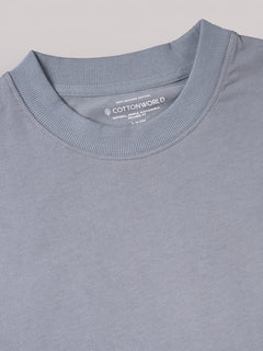Men’s Cotton Relax Fit T-Shirt Blue