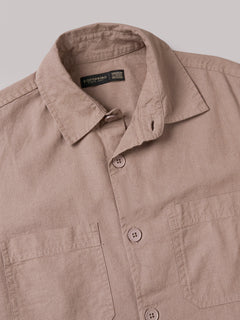 Men's Cotton Linen Regular Fit Jacket Avenue
