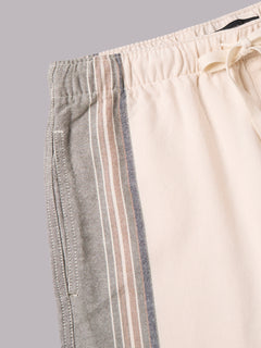Men's 100% Cotton Regular Fit Pant Natural