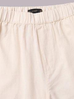 Men’s Cotton Loose Fit Pant Off White
