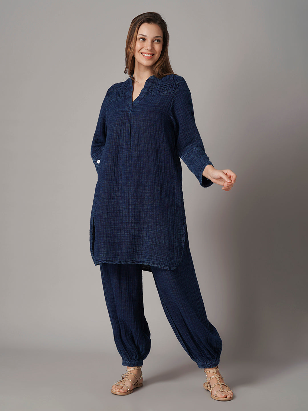 Women's Denim 100% Cotton Regular Fit Blouse