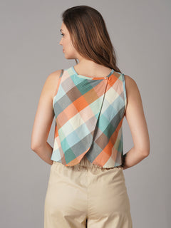 Women's Multi 100% Cotton Regular Fit Blouse