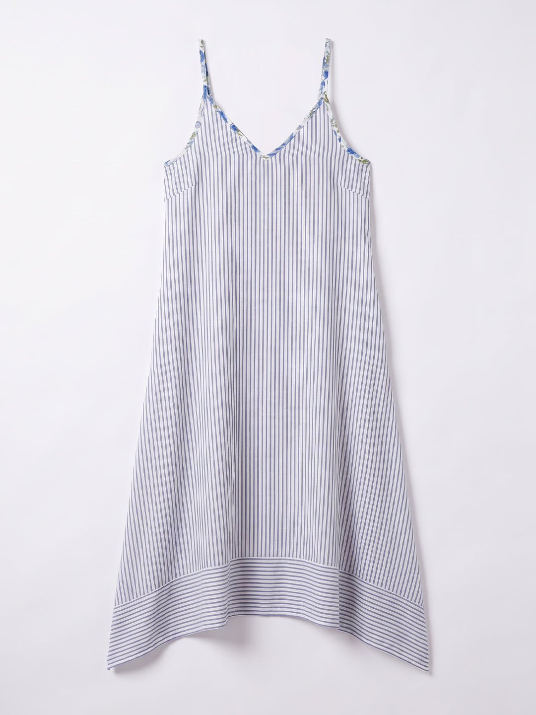 Women's Cotton Silk Regular Fit Dress Navy 1