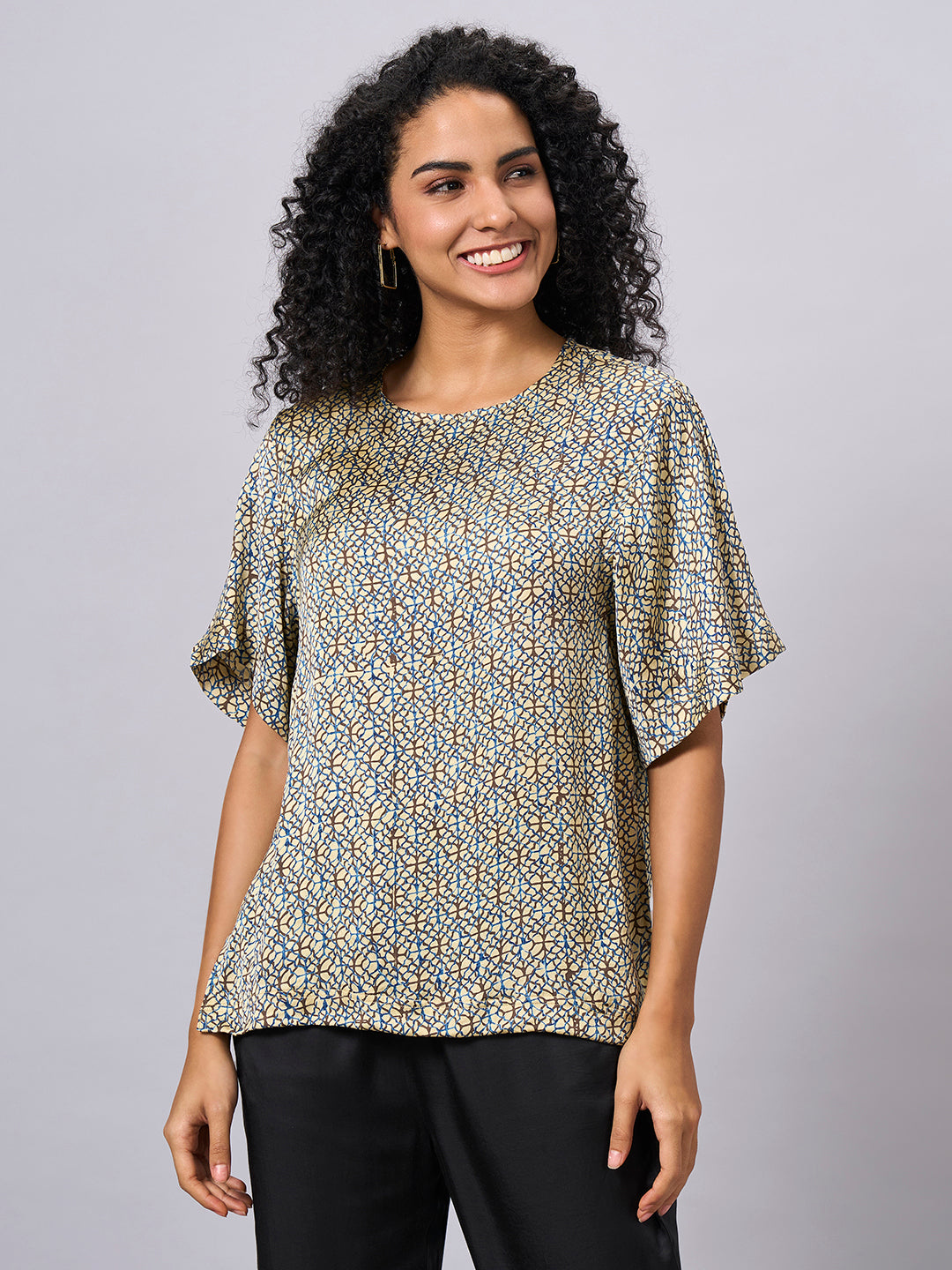 Women's Multi Modal Viscose Regular Fit Blouse