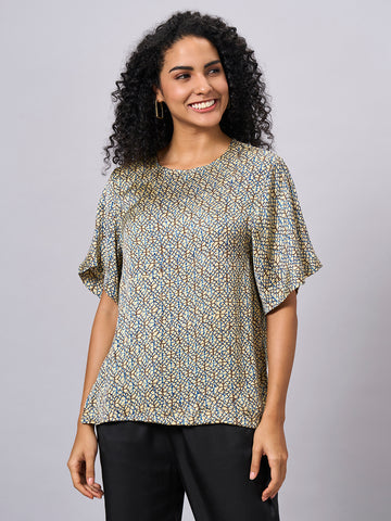 Women's Multi Modal Viscose Regular Fit Blouse