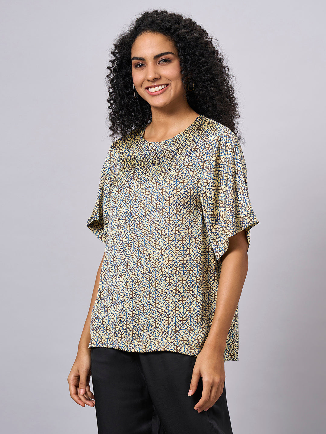 Women's Multi Modal Viscose Regular Fit Blouse