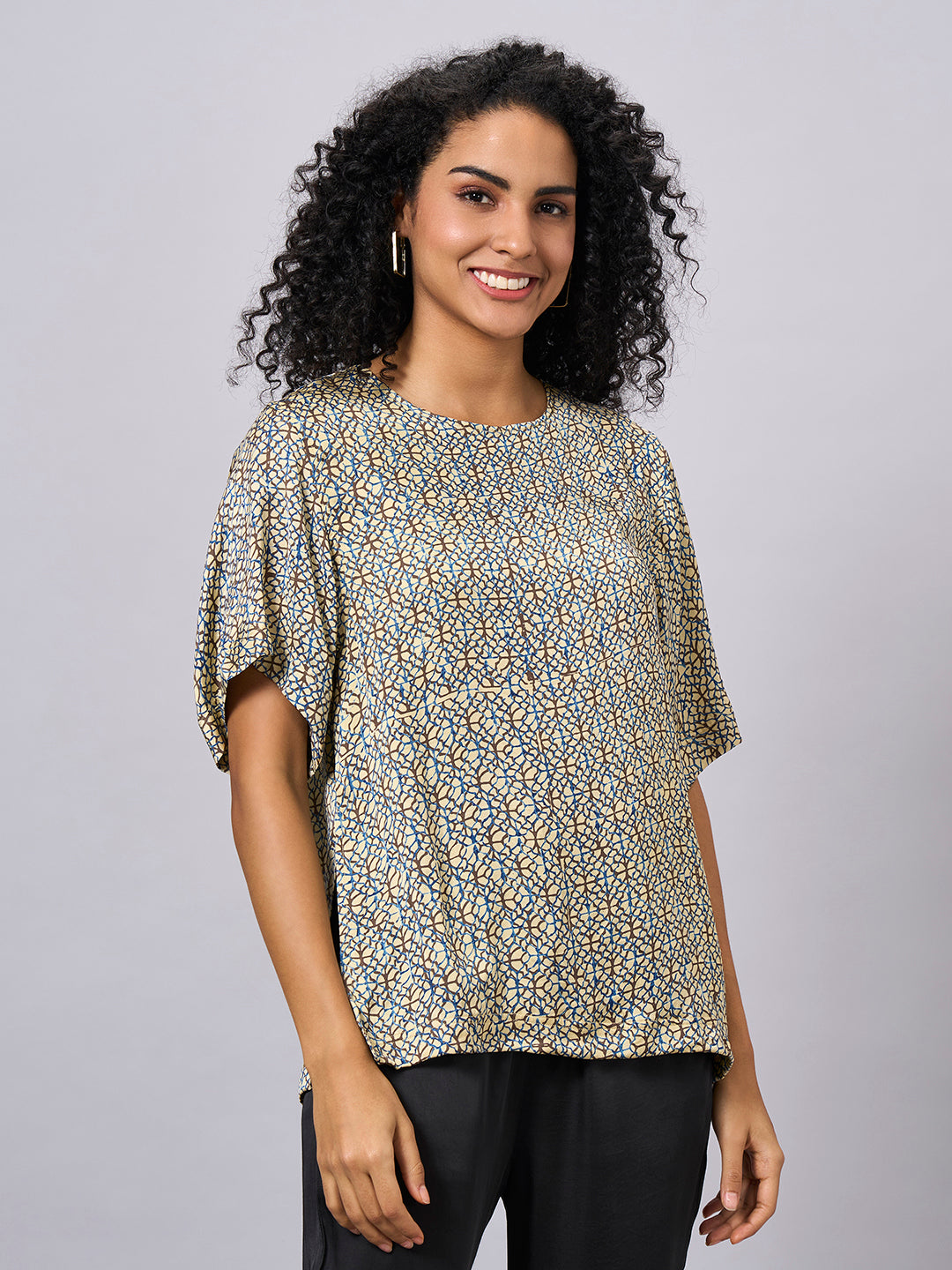 Women's Multi Modal Viscose Regular Fit Blouse